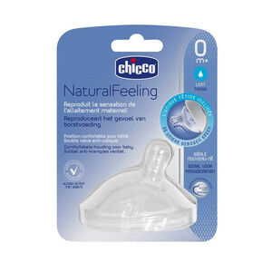 Tétine inclinée Natural Feeling flux lent - 0M+ 