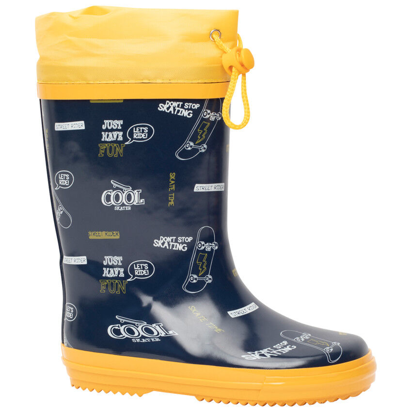 Bottes de pluie garçon motif fusées et semelle lumineuse Gemo Garçon Chaussures Bottes Bottes de pluie 