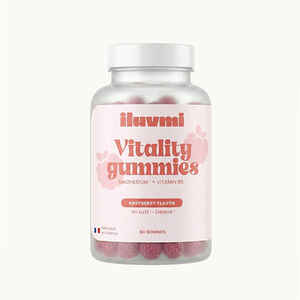 Vitality Gummies goût framboise – 60 gummies 