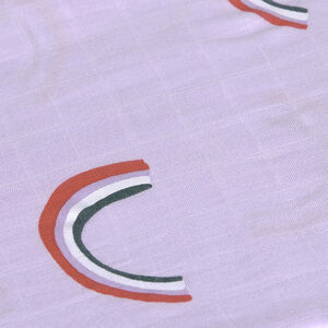 Lot de 3 langes 80 x 80 cm Happy Rascals/lavande 