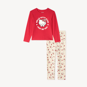 Set de pyjama long 2 pièces print Hello Kitty 
