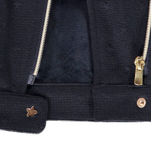 Perfecto en jersey contrecollé avec étoiles fantaisie pour bébé fille 