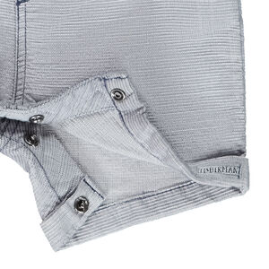 Ensemble 2 pièces avec salopette courte pour bébé garçon 