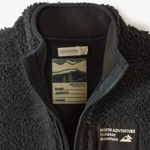 Veste en sherpa effet moutonné pour garçon 