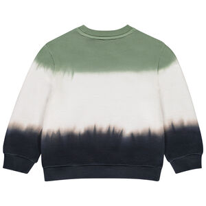 Sweat en molleton effet Tie and Dye fantaisie garçon 