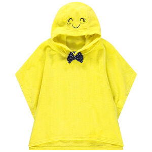 Cape de bain en éponge à noeud papillon 