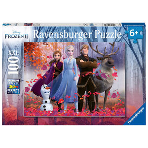 Puzzle 100 Pièces XXL La Magie Forêt La Reine des Neiges 2 