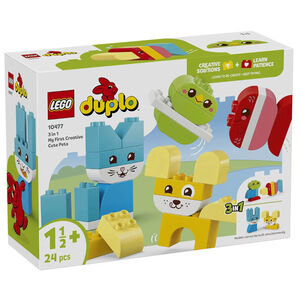 A THEME LEGO DUPLO - LES JOLIS ANIMAUX CRÉATIFS 3-EN-1 -24PCS- 18M+ 