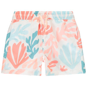 Short de bain imprimé coraux colorés pour garçon  