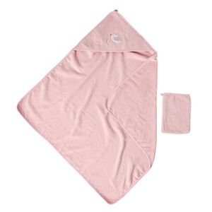 Set de bain Cape de bain + gant Alice & Pomme 