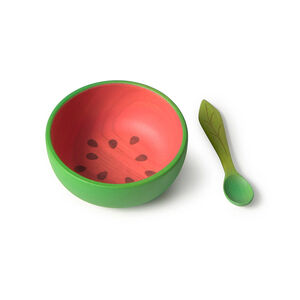 Coffret repas Bol + Cuillère Wally la Pastèque 