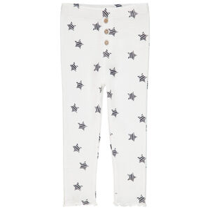 Legging imprimé en maille côtelée pour bébé fille 