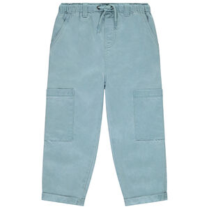 Pantalon droit uni à poches latérales pour bébé garçon 