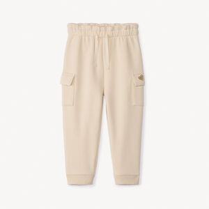 Pantalon de jogging uni avec broderie pailleté pour bébé fille  