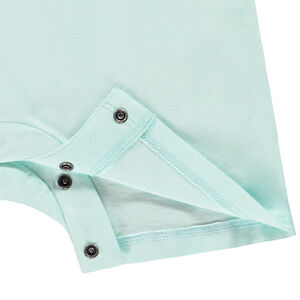 Combinaison courte print île pour bébé garçon 