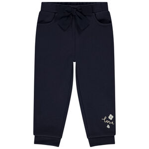 Jogging doublé velours et brodé Love pour bébé fille 