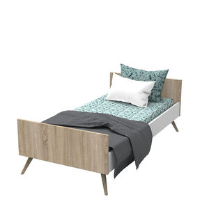 Lit combiné évolutif Seventies 60 x 120 cm - Bleu 