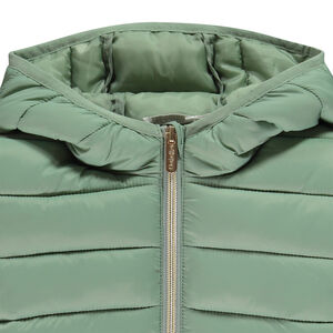 Doudoune fine matelassée à capuche pour fille 