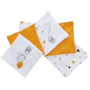 Lot de 6 lingettes lavables en coton Nos Petits Amis 