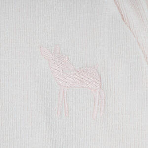 Gigoteuse à manches amovibles en velours côtelé TOG 3.5 biche rose 