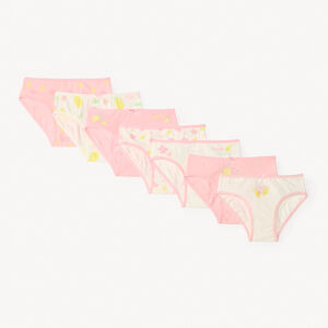 Lot de 7 culottes en jersey motifs citron pour fille 