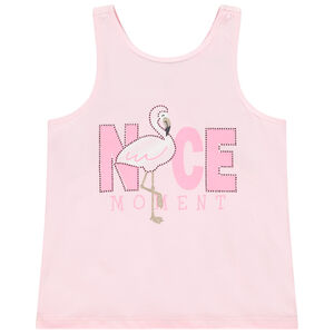 Débardeur à strass et dos croisé pour fille 