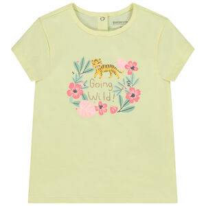 T-shirt manches courtes print fantaisie pour bébé fille 