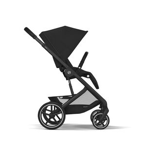 Pack Balios poussette S Lux + nacelle Cot S + siège-auto i-Size cloud G avec connecteurs Moon Black 