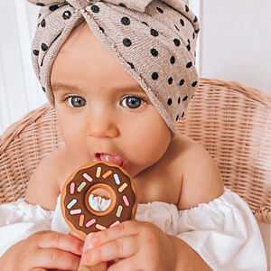 Set de 2 mini jouets de dentition Cupcake + Donut 