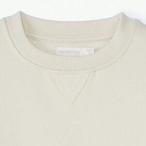 Sweat molleton uni garçon 