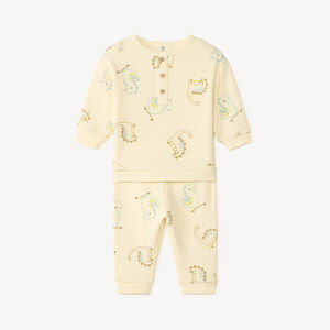 Ensemble de jogging imprimé Dino pour bébé garçon 