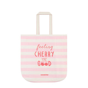Tote Bag cherry à rayures 