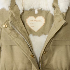 Parka Grand Froid à capuche doublée sherpa pour bébé fille 