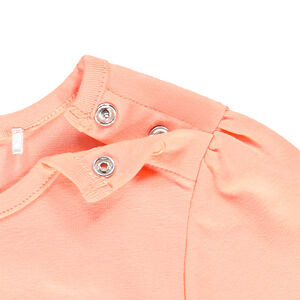 T-shirt manches courtes print pêche pour bébé fille 