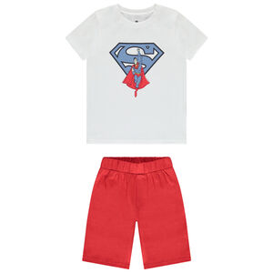 Set pyjama 2 pièces Superman t-shirt + short pour garçon  