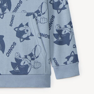 Sweat à capuche garçon Sonic 