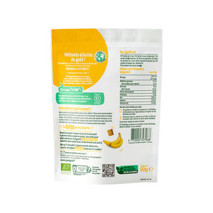 Carrés de banane - 50g 