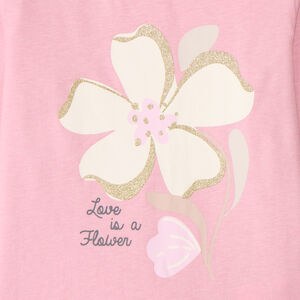 Lot de 4 t-shirts manches longues fantaisie pour fille 