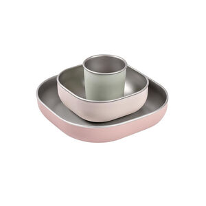 Coffret repas en inox 3 pièces Barbe à papa 