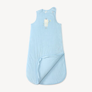 Gigoteuse sans manches en velours broderie robot TOG 4 