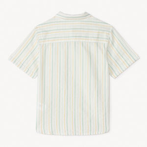 Chemise à manches courtes rayée + nœud papillon garçon 