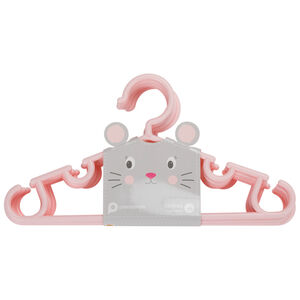 Lot de 6 cintres - Rose 
