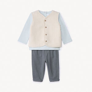 Ensemble long 3 pièces pour bébé garçon 