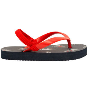 Tongs imprimé voiliers pour garçon avec lanière selon l'âge 