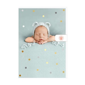 Faire-part de naissance/baptême avec enveloppe Bébé 