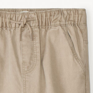 Pantalon jogger en toile uni garçon 