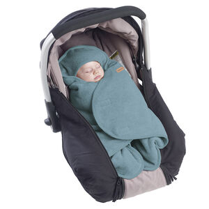 Chancelière Babynomade pour poussette 0-6M Bleu/Blanc 