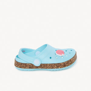 Sabots avec badge fleur et lanière pour bébé fille 