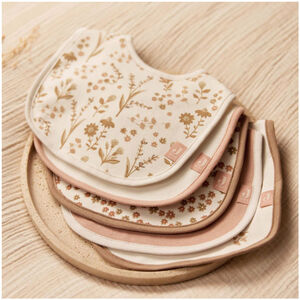 Lot de 5 bavoirs Jersey imperméable Bloomy 