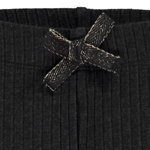 Legging côtelé à nœud pour fille 